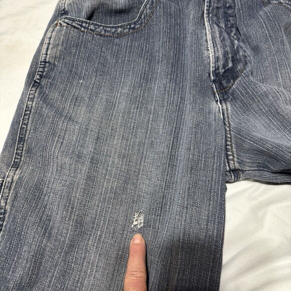 Vintage JNCO Pants 90's Flaming Skull Old School Skater 30"x31" Streetwear Y2K - Picture 13 of 16